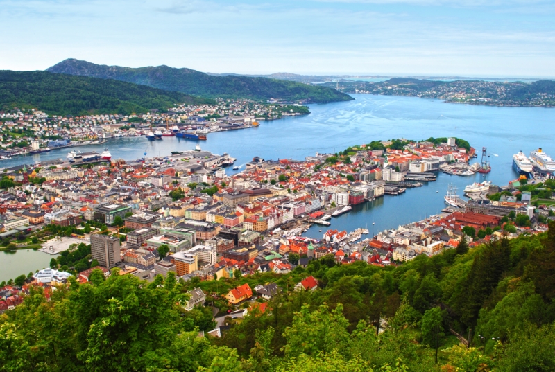 Új európai városok az Air France kínálatában - Bergen, Norvégia