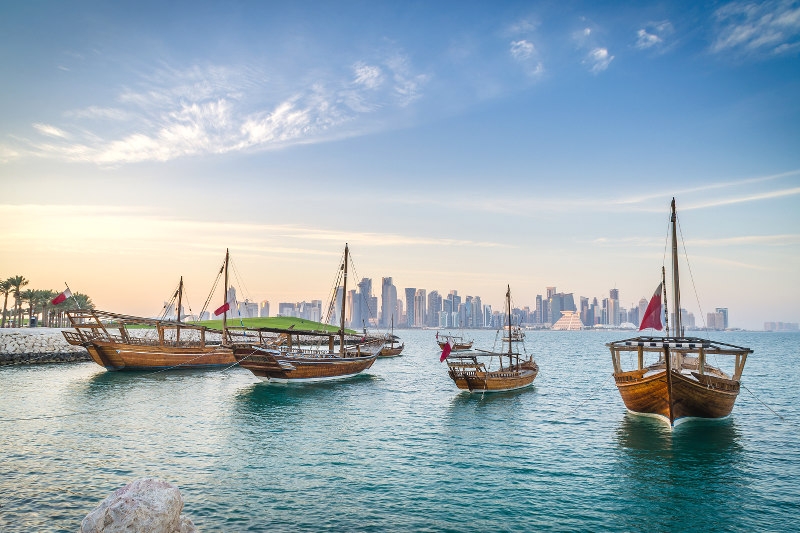Doha látképe - Katar