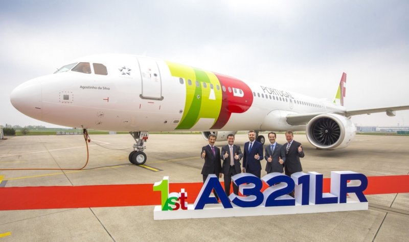 A TAP Air Portugal első A321LR típusú utasszállítója