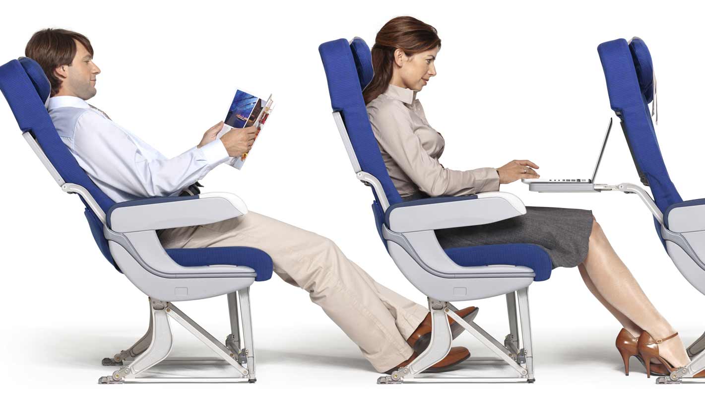 KLM economy comfort ülés