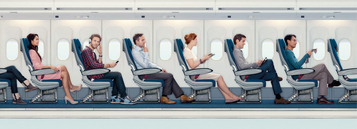 Kérjük, foglaljon helyet a KLM Economy Comfort ülésben!