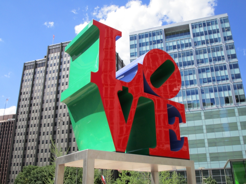 Love Square, Love Sign, Philadelphia belvárosában