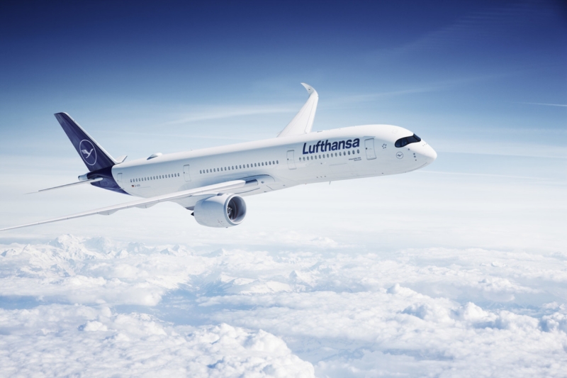 Lufthansa A350-900-as repülőgép