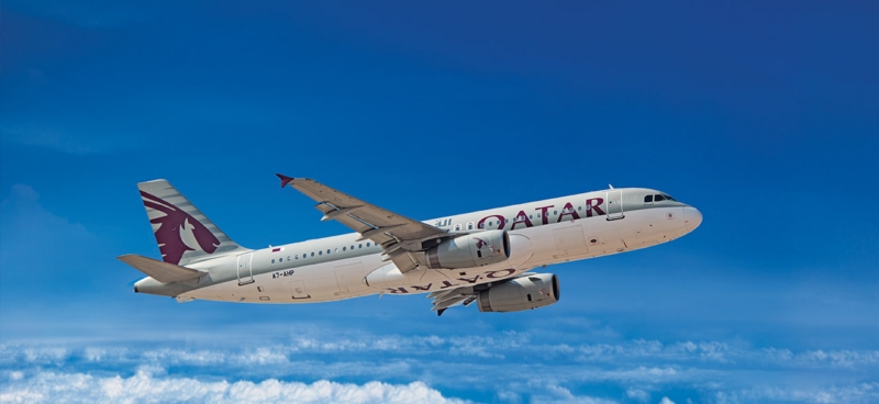 Qatar Airways  A320-as repülőgép
